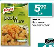 Knorr Pastasous Verskeidenheid-Elk