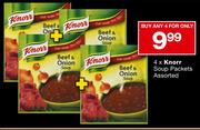 Knorr Soup Packets Assorted-4's Pack