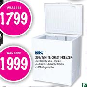 KIC White Chest Freezer-207l 