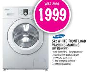 Samsung White Front Load Washing Machine-5kg 