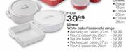 Linear White Square Baker/Casserole -31cm Each