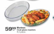 Marinex Oval Glass Roasters-2 Piece Set