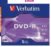 Verbatim DVD +R/-R 25 Pack Spindle