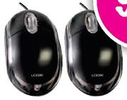 Logik 2 Pack Optical Mouse