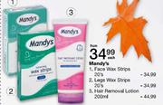 Mandy's Legs Wax Strips-20's