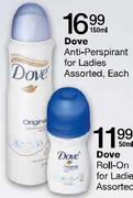 Dove Anti-Perspirant For Ladies-150ml 