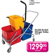 Double Bucket Wringer Trolley