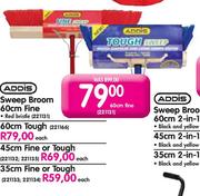 Addis Sweep Broom Fine Or Tough-35cm