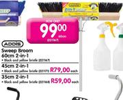 Addis Sweep Broom 2-in-1-60cm