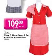 Chex 3 Piece Overall Set