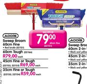 Addis Sweep Broom Fine Or Tough-45cm