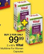 Vital Multitime For Women Capsules-2x60's