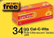 Cal-C-Vita Effervescent Tablets-10 Per Pack