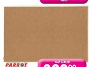 Parrot Cork Board With Plastic Frame -600x900mm