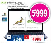 Acer Notebook (ASS5750) 