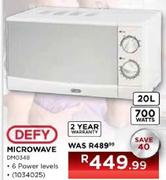 Defy Microwave-20l 