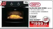 Defy Slimline 600 Oven-DBO331