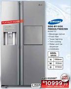 Samsung Side-By-Side Fridge/Freezer-600l