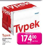 Typek A4 White Office Paper-per 5 reams
