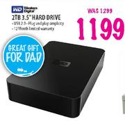 Western Digital 2TB Hard Drive-3.5"