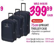 Monarch Upright Trolley Case-65cm Each