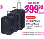 Monarch Upright Trolley Case-75cm Each