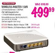 Sitecom Wireless 3G Modem Router 300N