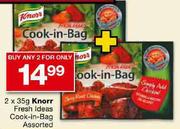Knorr Fresh Ideas Cook-in-Bag-2 x 35gm