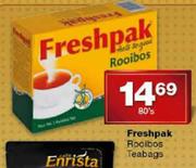 Freshpak Rooibos Teabags-80's