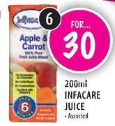 Infacare Juice-6x200ml