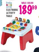 Little One Electronic Activity Table