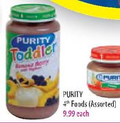 Purity 4th Foods