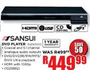 Sansui DVD Player (DVDX3000)