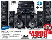 Samsung 3D Home Theatre System (HWE5500D550)