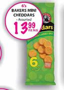 Bakers Mini Cheddars Assorted-6's