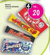 Nestle Chocolate Bars Assorted-4's