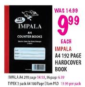 Impala A4 Handcover Book-192 Page Each
