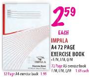 Impala A4 Exercise Book-32 Page Each