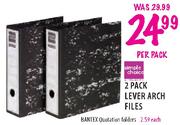 Simple Choice 2 Pack Lever Arch Files -Per Pack