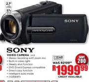 Sony Video Camera-SX21