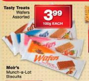 Tasty Treats Wafers Assorted-100g Each