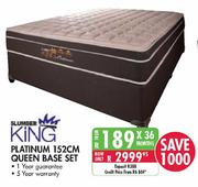 Slumber King Platinum Queen Base Set-152cm