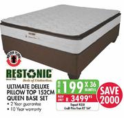 Restonic Ultimate Deluxe Pillow Top Queen Base Set-152cm