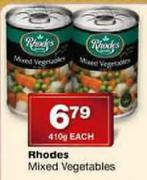 Rhodes Mixed Vegetables-410g Each