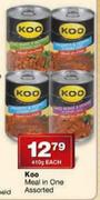 Koo Meal In One Assorted-410g Each