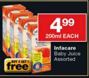 Infacare Baby Juice Assorted-200ml