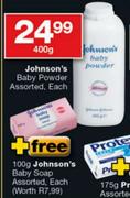 Johnson's Baby Powder Assorted-400g