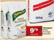 Champion Maize Porridge Assorted-1kg Each
