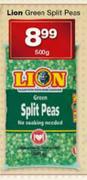 Lion Green Split Peas-500g