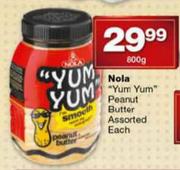 Nola "Yum Yum" Peanut Butter Assorted-800g Each